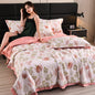 Printed Washed Tencel Summer Cooling Duvet Four-piece Set - www.Shopthatapp.com