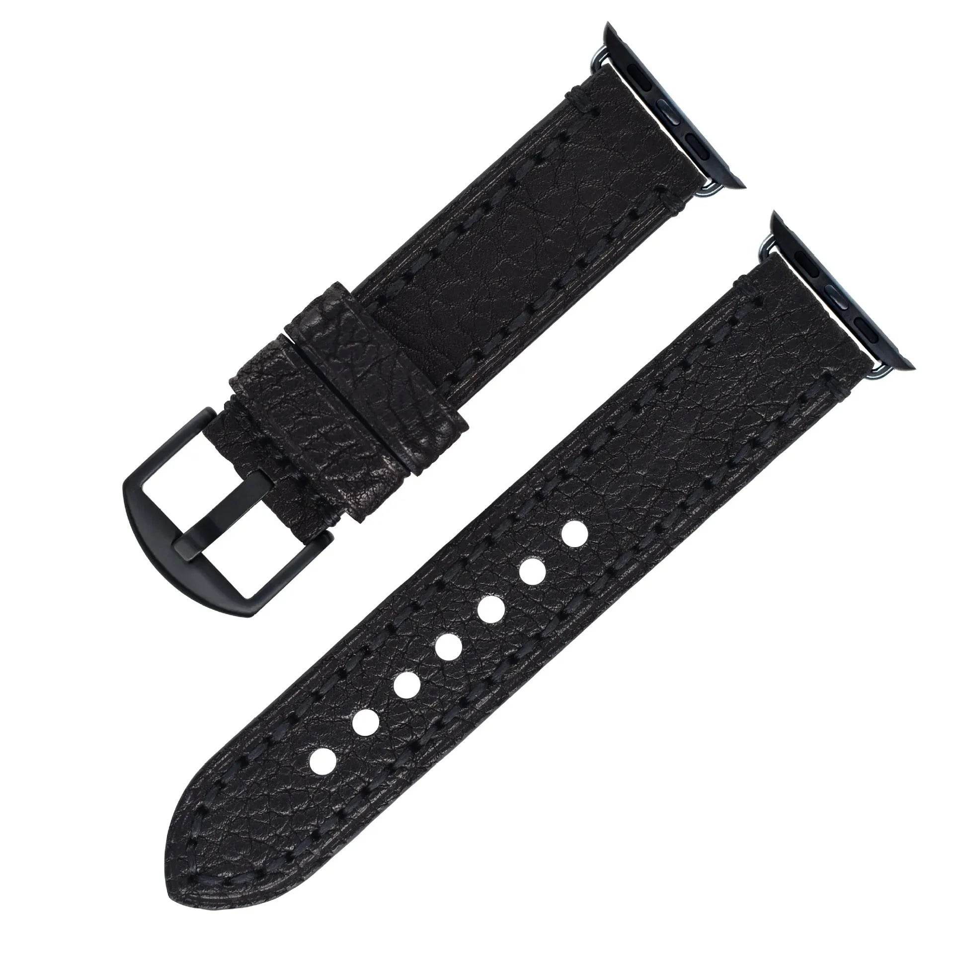 Casual Simple Top Layer Cow Leather Watch Strap - www.Shopthatapp.com