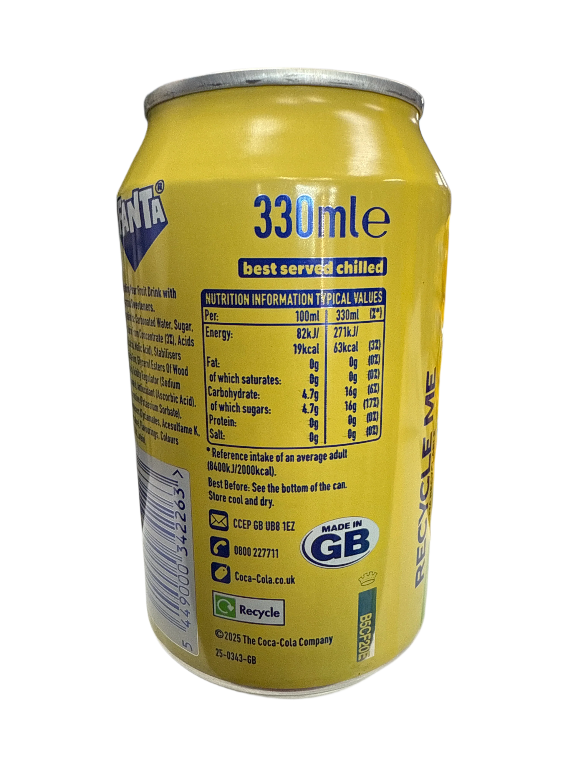 Fanta Pear Flavoured Can 355ML - U.K Edition - www.Shopthatapp.com