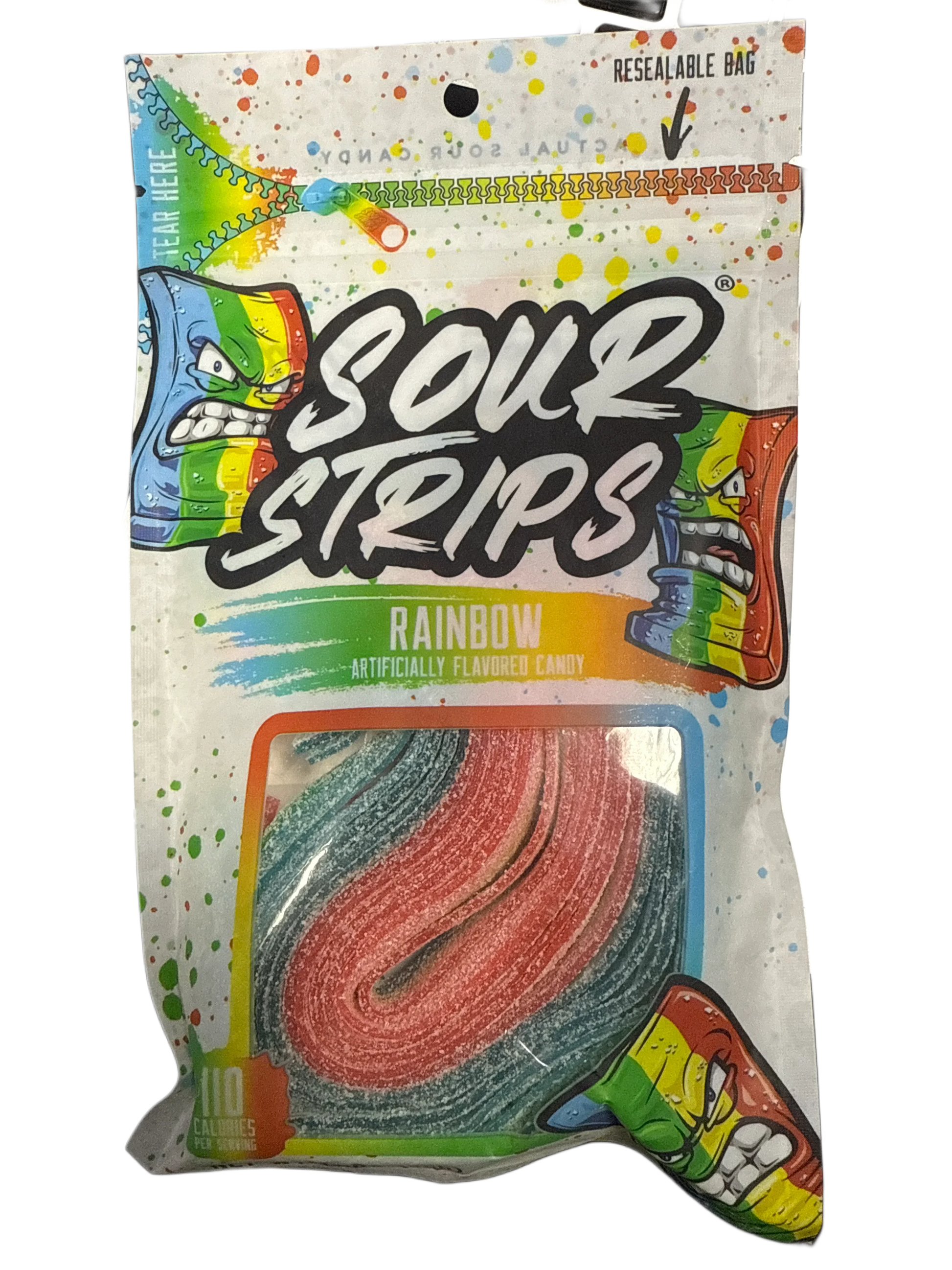 Sour Strips Rainbow 3.40OZ - U.S Edition - www.Shopthatapp.com