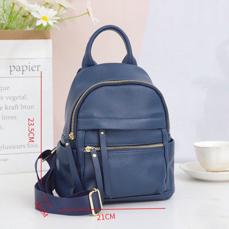 Fashion All-matching Leather Travel Bag Large-capacity Backpack - www.Shopthatapp.com