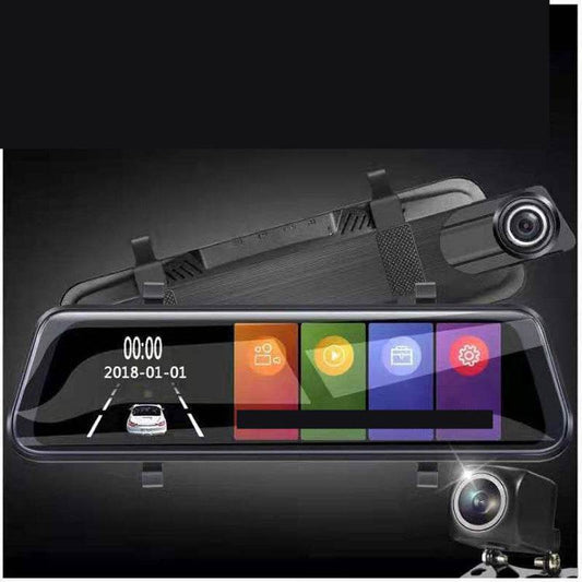 HD Night Vision Front And Rear 10 Inch 12 Inch Streaming Media Electronic Rearview Mirror - www.Shopthatapp.com