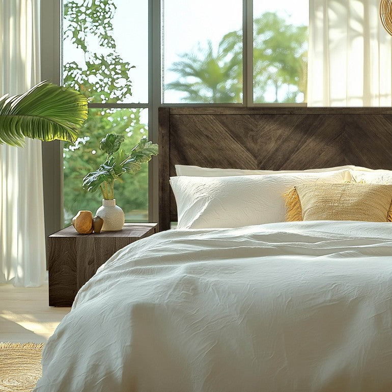 Alander Deluxe Wood Platform Bed Frame - www.Shopthatapp.com