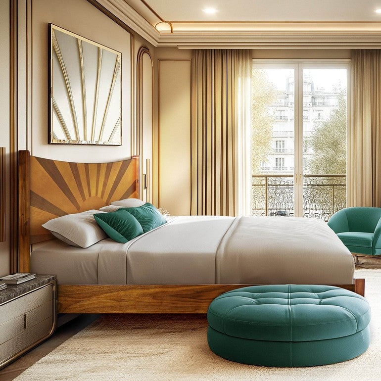 Sunset Platform Bed Frame With Headboard - www.Shopthatapp.com