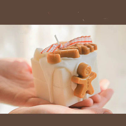 Homemade Gingerbread Man Christmas Scented Candles - www.Shopthatapp.com