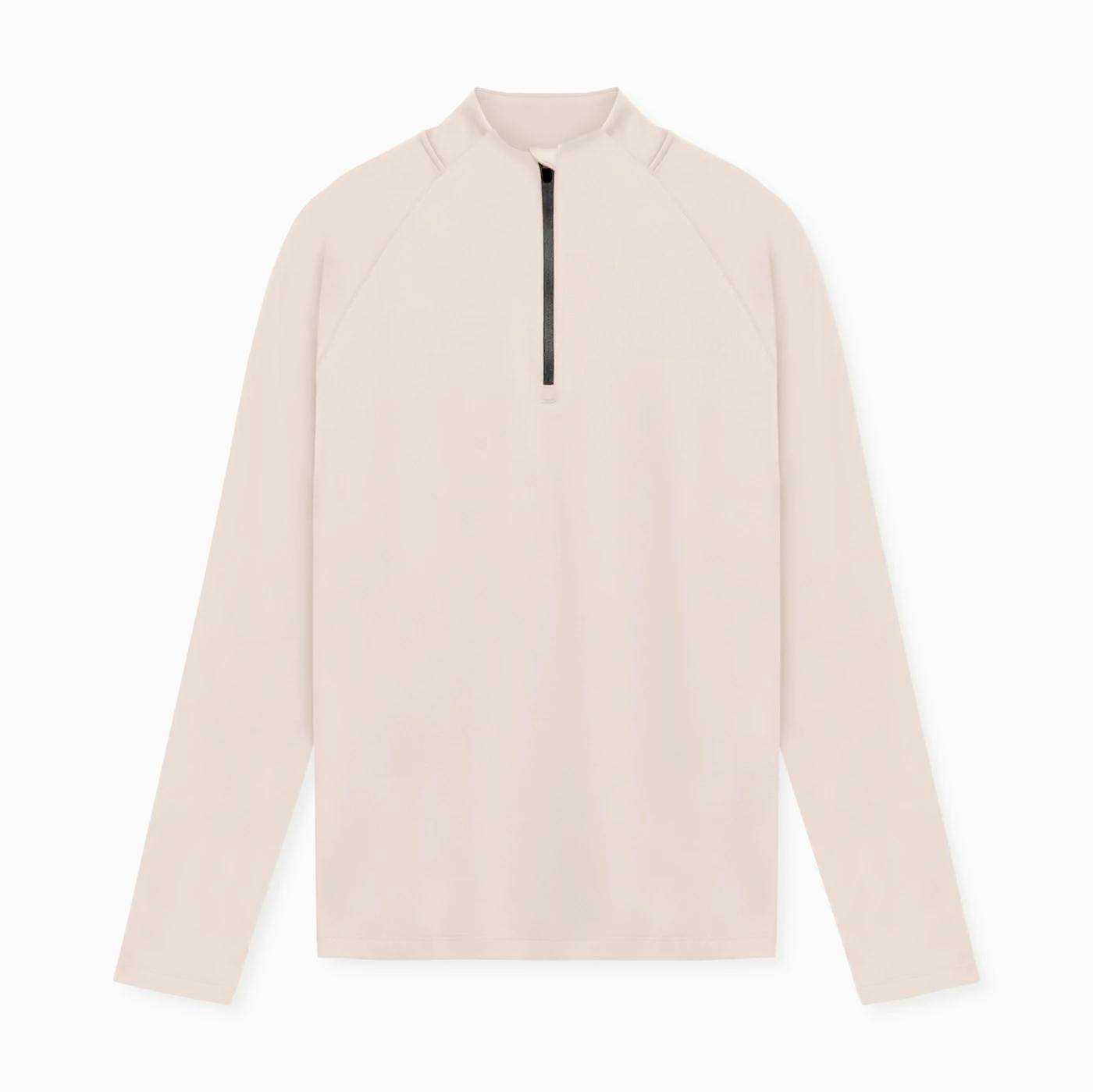 Men Quick Drying Long Sleeve Half Zip Activewear Muscle Fitted shirt Workout Gym T-shirt Top - www.Shopthatapp.com