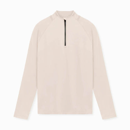 Men Quick Drying Long Sleeve Half Zip Activewear Muscle Fitted shirt Workout Gym T-shirt Top - www.Shopthatapp.com