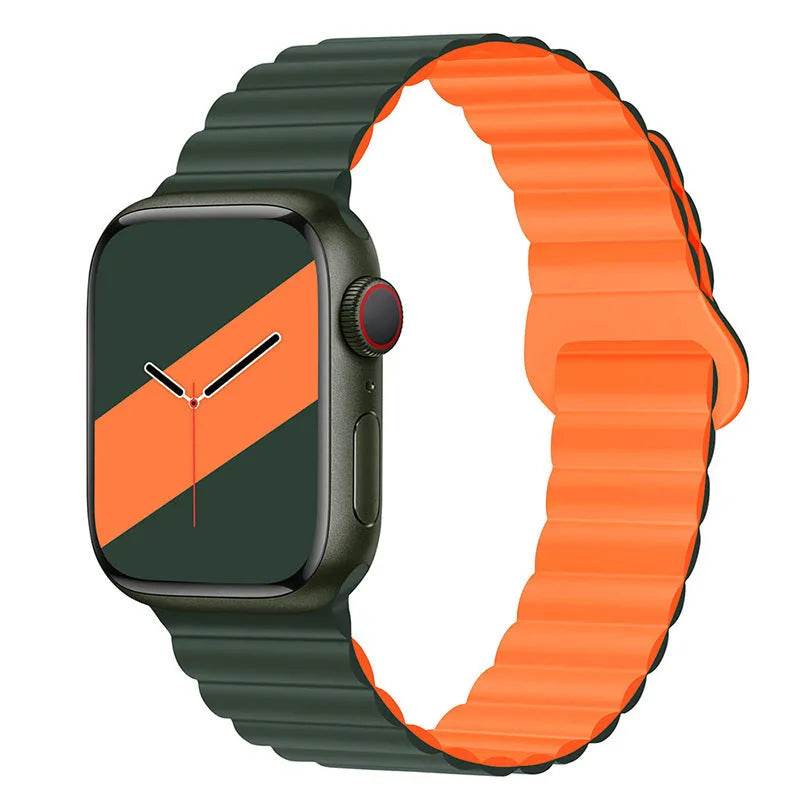 Band Silicone Magnetic Watch Strap - www.Shopthatapp.com
