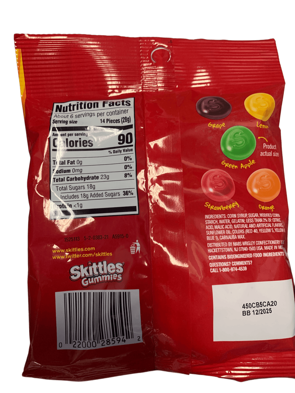 Skittles Original Gummies 164G - U.S Edition - www.Shopthatapp.com