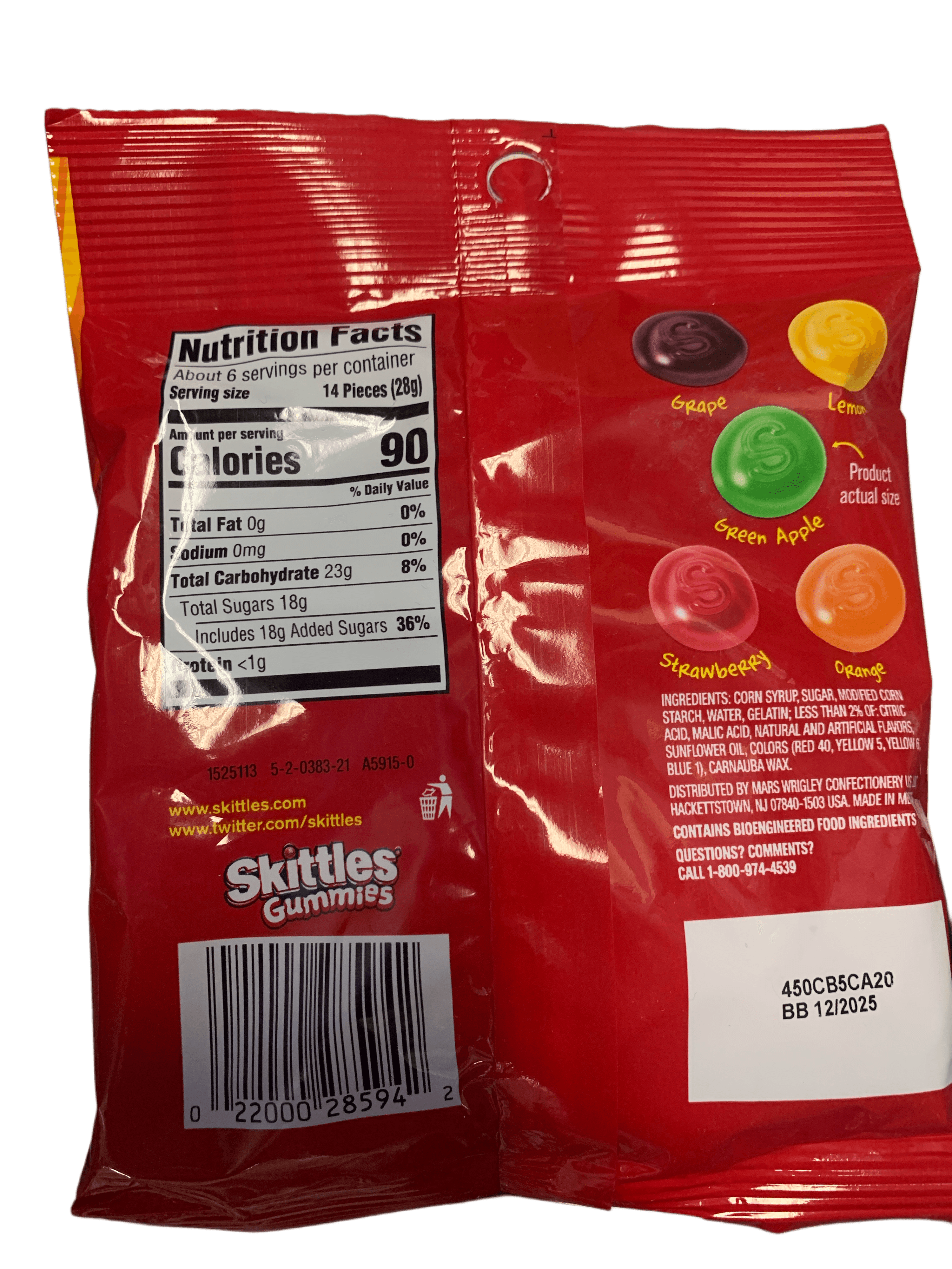 Skittles Original Gummies 164G - U.S Edition - www.Shopthatapp.com