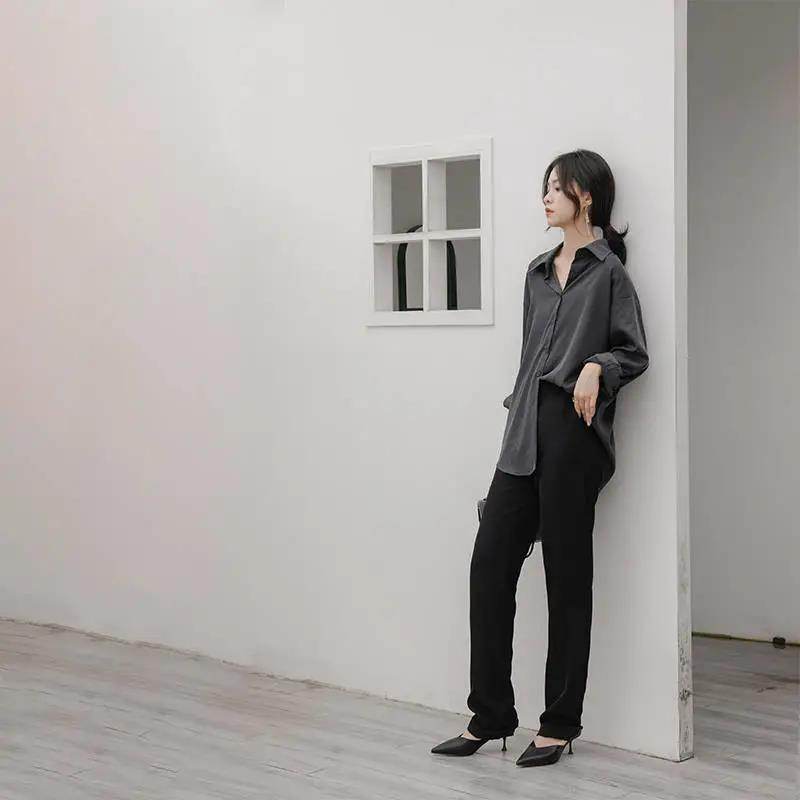 Professional Office Business Retro Unique Chic Satin Silk Blouse shirt Top for women - www.Shopthatapp.com