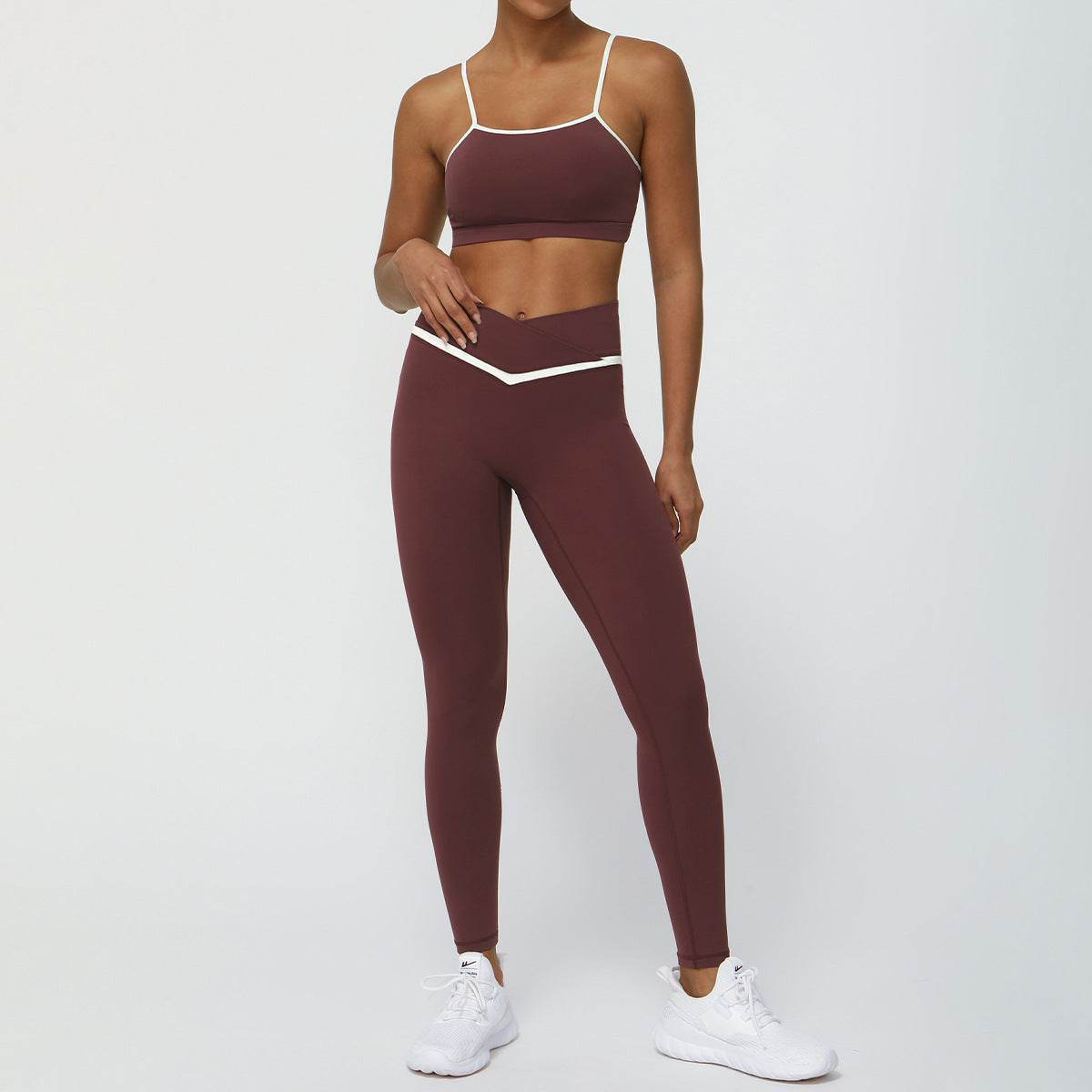 Workout Clothes for Women Running Yoga Outfit Set 2pcs - www.Shopthatapp.com