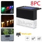 Waterproof New RGB LED Solar Light Step Fence Light - www.Shopthatapp.com