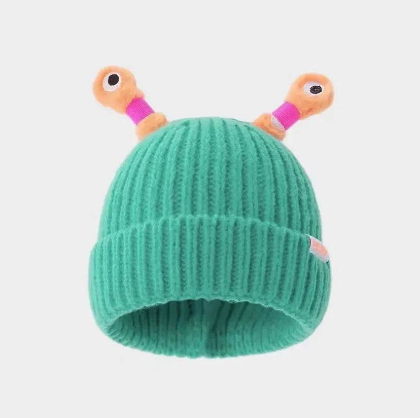 New Cute Luminous Fall Winter Warm Ear Protection Wool Cartoon All-matching Knitted Beanie Hat - www.Shopthatapp.com