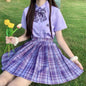 Student Jk Plaid Skirt Preppy Style Mini Pleated  Kilt Skirt - www.Shopthatapp.com