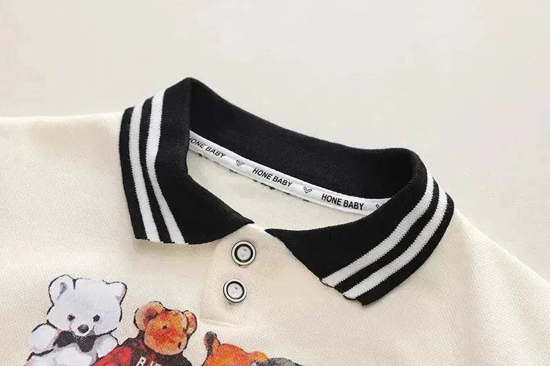 Cartoon Printed Children's Hoodie Shirt And Pants Set Two piece for boys - www.Shopthatapp.com