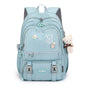 Large Capacity Lightweight Spine-protective Girls Backpack - www.Shopthatapp.com