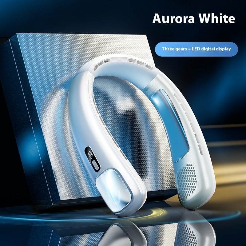 Super cool Rechargeable Bladeless Halter Neck Fan - www.Shopthatapp.com
