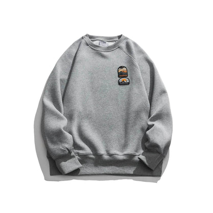 Men's Autumn  Drop-shoulder Sleeve Round neck Oversized Pullover sweatshirts - www.Shopthatapp.com