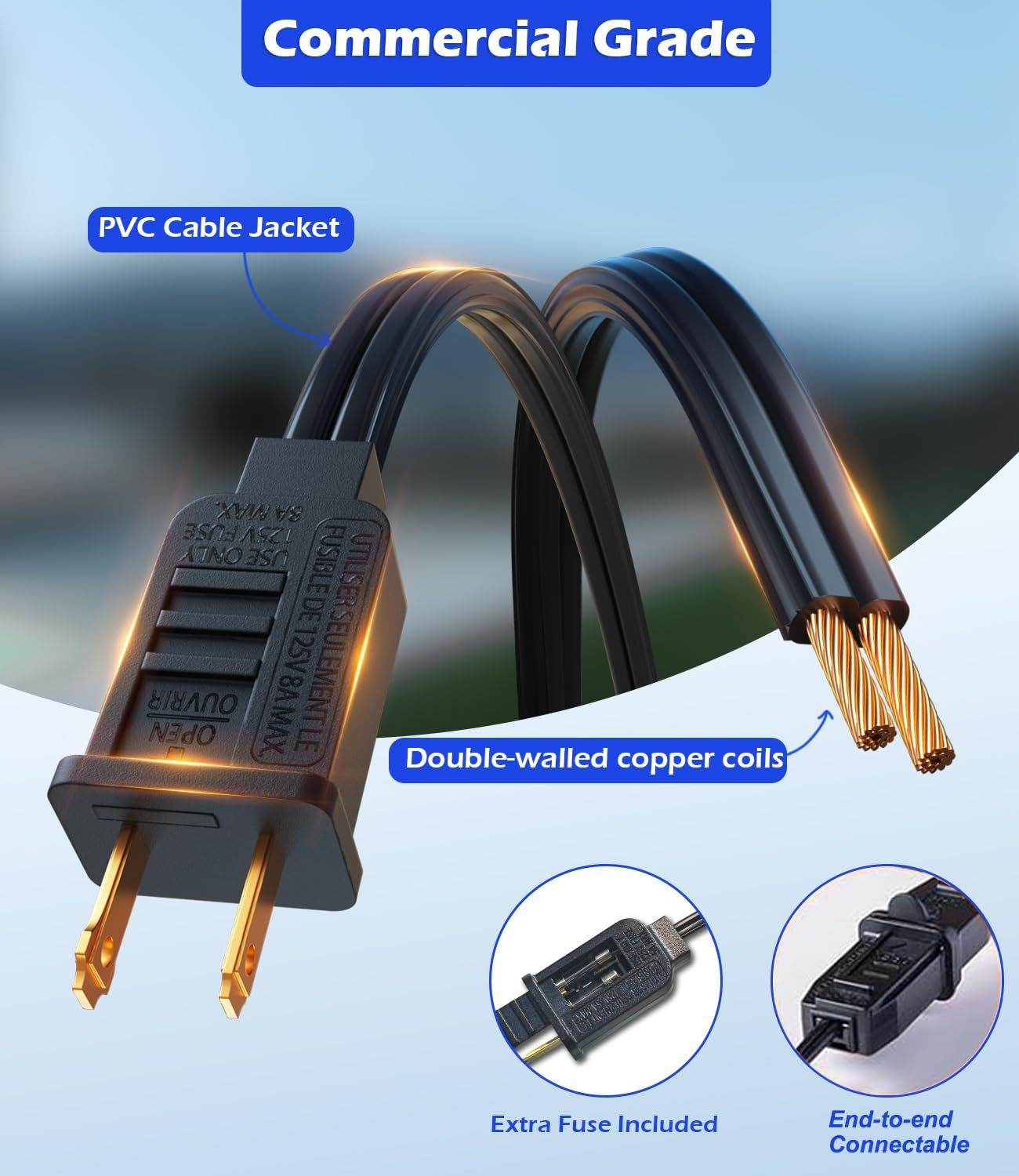 High Voltage Direct Insertion S14 Light String Party Light - www.Shopthatapp.com