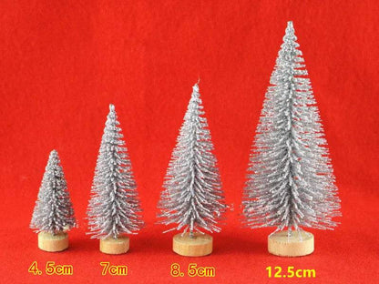 Blue Gold Silver And Red Mini Christmas Tree Ornaments - www.Shopthatapp.com