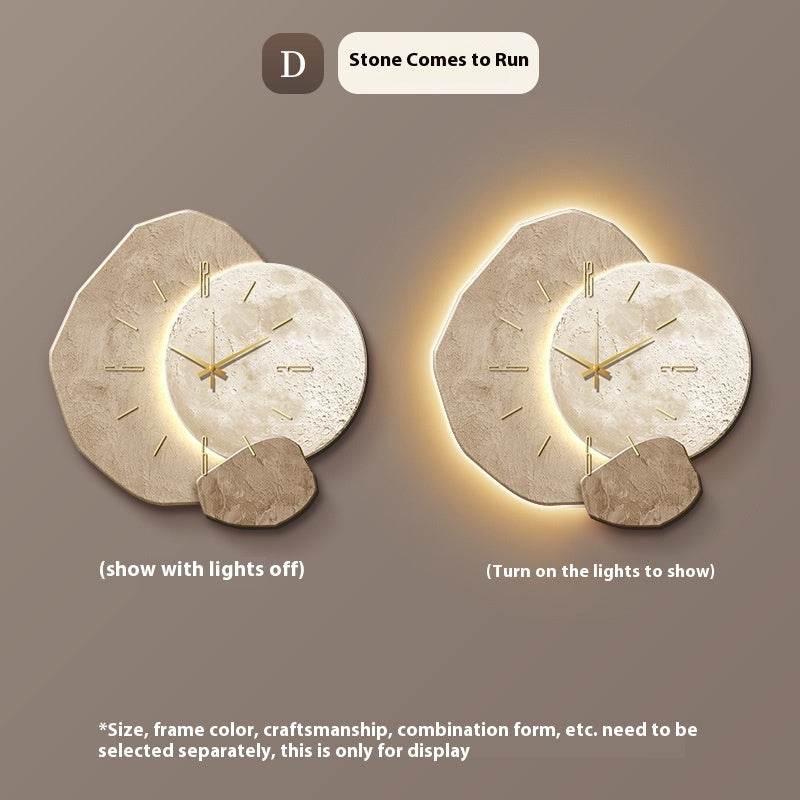 Lucky Stone Restaurant Clock Wall Clock - www.Shopthatapp.com