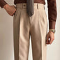 Straight Fitted All-matching formal business Office Work Suit Pants trouser  For Men