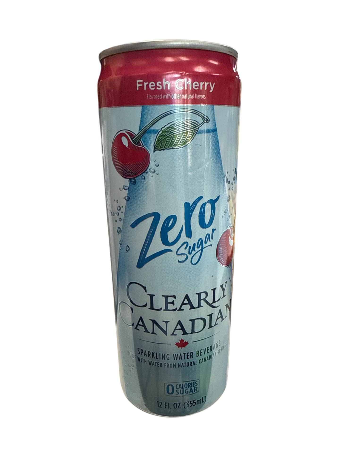 Clearly Canadian Zero Sugar Fresh Cherry Flavour 355ML - Canadian Edition - www.Shopthatapp.com