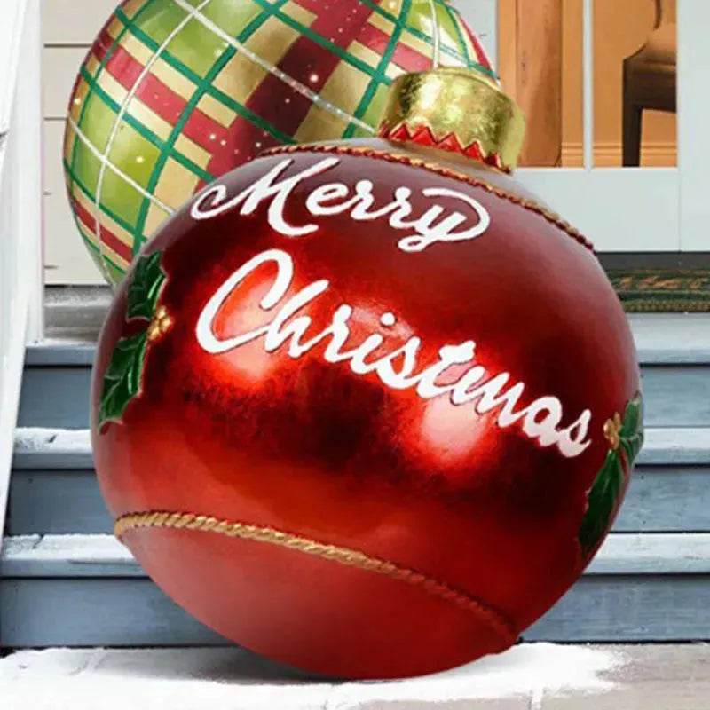 Christmas Ornament Holly Ball Outdoor Tree Decoration Christmas Balls for Yards - www.Shopthatapp.com
