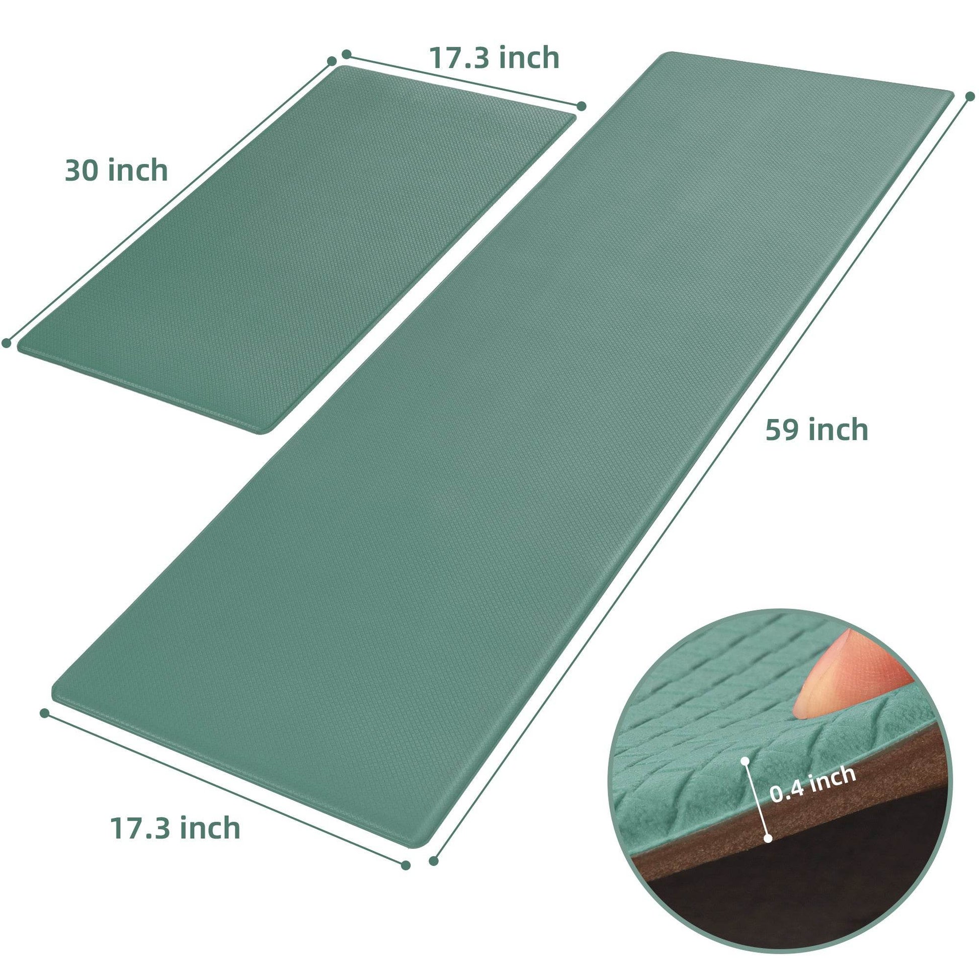 Kitchen Floor Mat Two-piece Set Of Non-slip, Waterproof  Rug And Easy To Scrub For Home, Kitchen - www.Shopthatapp.com