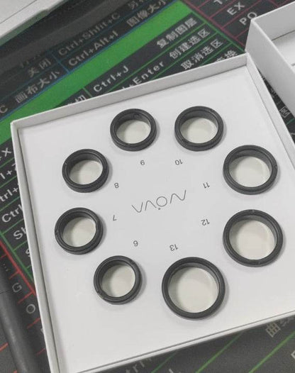 Smart Heart Rate Blood Oxygen Sleep Analysis Detection Ring Waterproof Multifunctional Ring - www.Shopthatapp.com