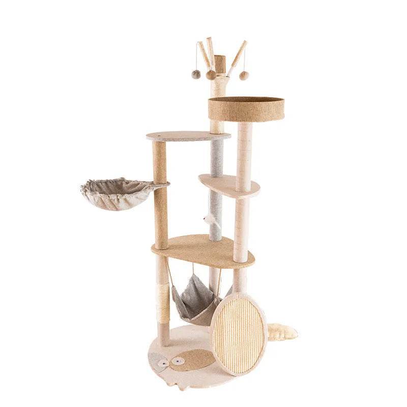 Cat Climbing Frame Large Integrated Shelf Cat Tree - www.Shopthatapp.com