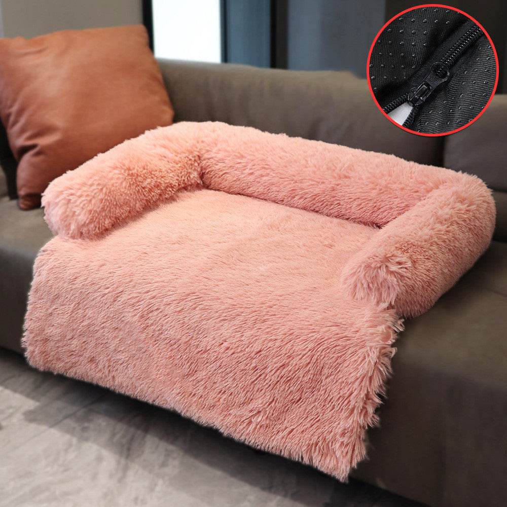Removable Pet bed Mat Sofa Dog Bed Plush Pet Bed - www.Shopthatapp.com