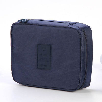 Portable Cosmetic Bag Waterproof Divider Multi-grid Pockets Toiletry Bags Travel Storage Handbags Women Make Up Bag - www.Shopthatapp.com