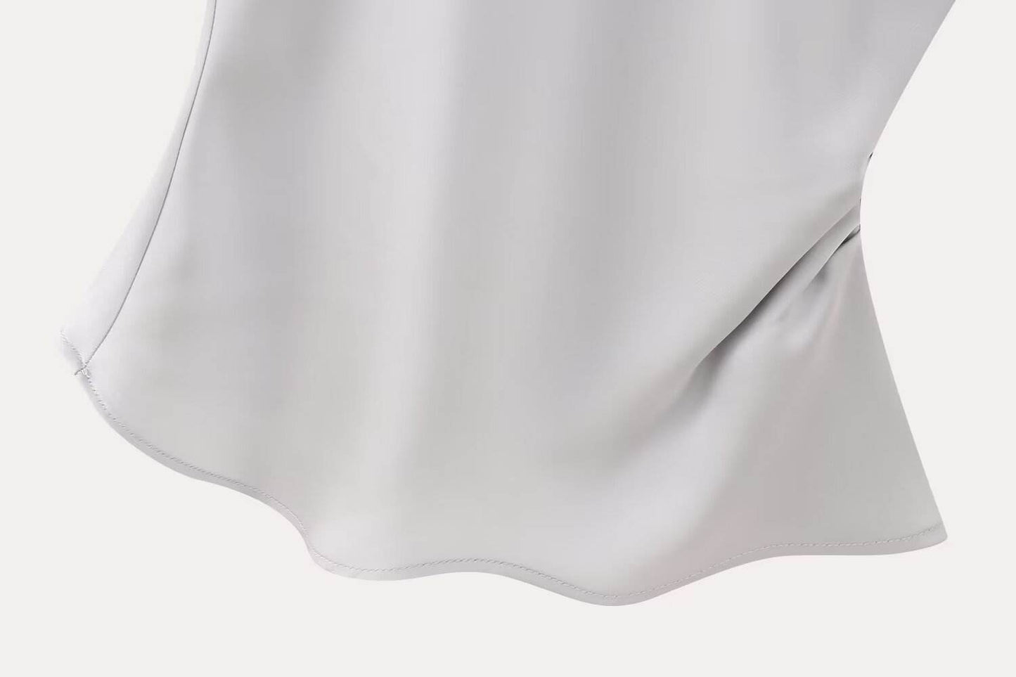 Women's Silk Satin Top Bow Tie Midi Dress - www.Shopthatapp.com