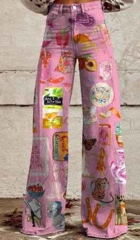 Women's Casual Pants Thin Imitation Jeans - www.Shopthatapp.com