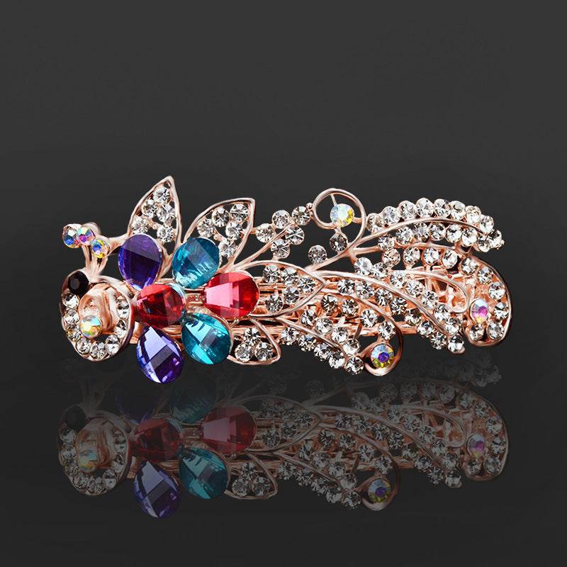 Rhinestone bow hair clip Accessories - www.Shopthatapp.com