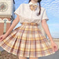 Student Jk Plaid Skirt Preppy Style Mini Pleated  Kilt Skirt - www.Shopthatapp.com