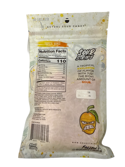 Sour Strips Tropical Mango 96G - U.S Edition - www.Shopthatapp.com