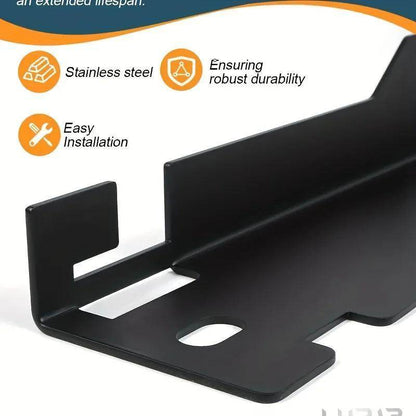 Heavy-duty Four-wheel Alignment Tool Pair, Upgraded Wheel Alignment Plate With Hanging Hole, Black And Silver - www.Shopthatapp.com