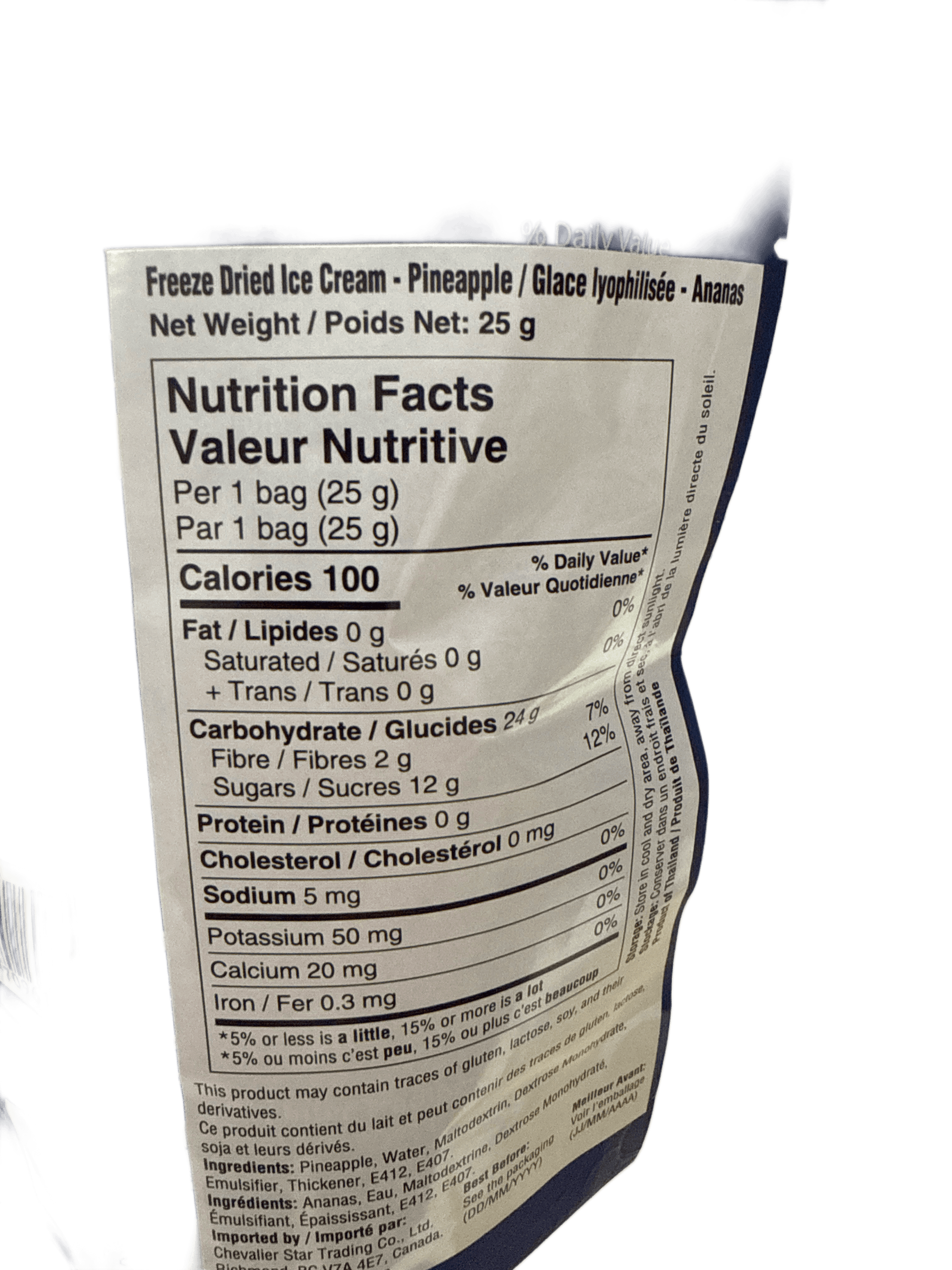 Freeze Dried Ice Cream Coconut 25G - Thailand Edition - www.Shopthatapp.com