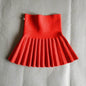 Girls Autumn Clothing Knitted Skirt High Waist Pleated Mini Skirt - www.Shopthatapp.com