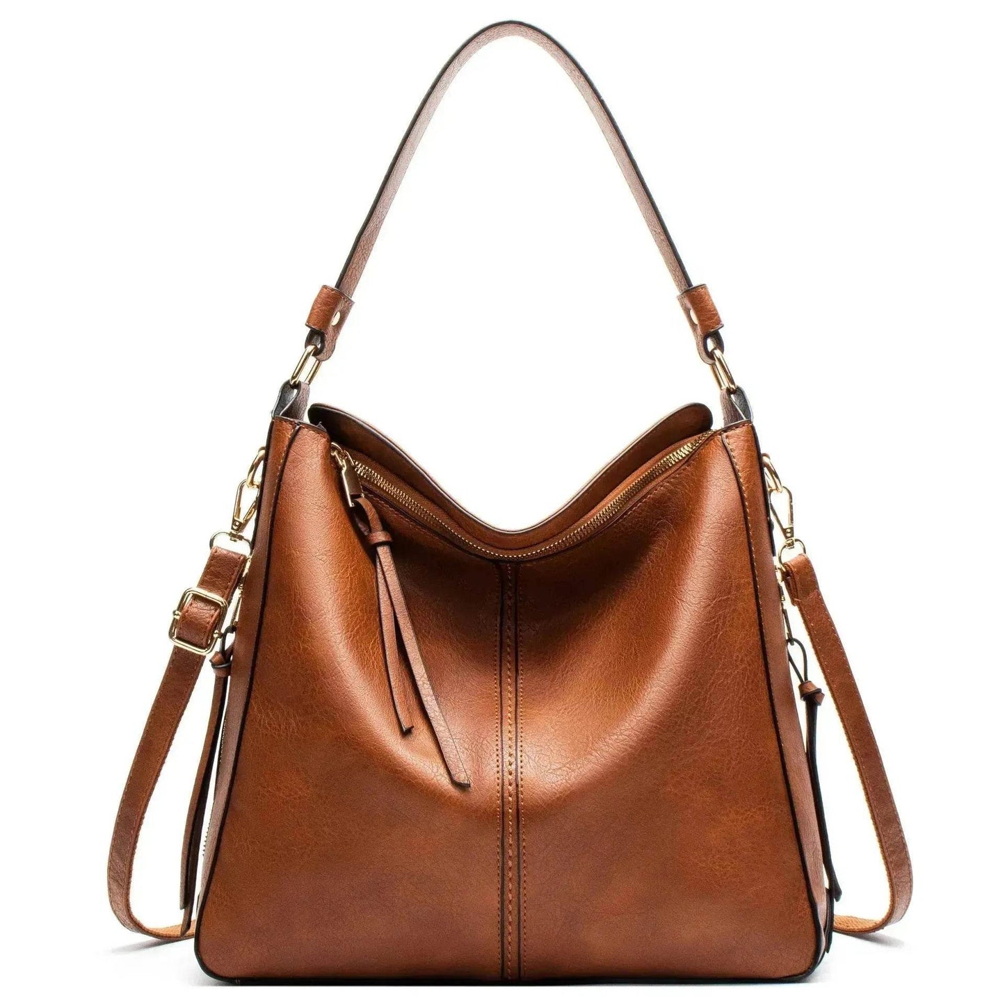 Women High Capacity PU Leather Handbags Fashion Commuting Crossbody Shoulder Hand Bag Shopping Totes - www.Shopthatapp.com