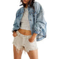Loose Fashion Denim Jacket for Women - www.Shopthatapp.com