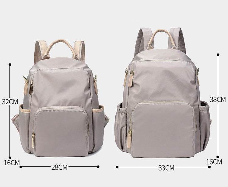 Unisex Portable Waterproof Plain color Backpack for school - www.Shopthatapp.com