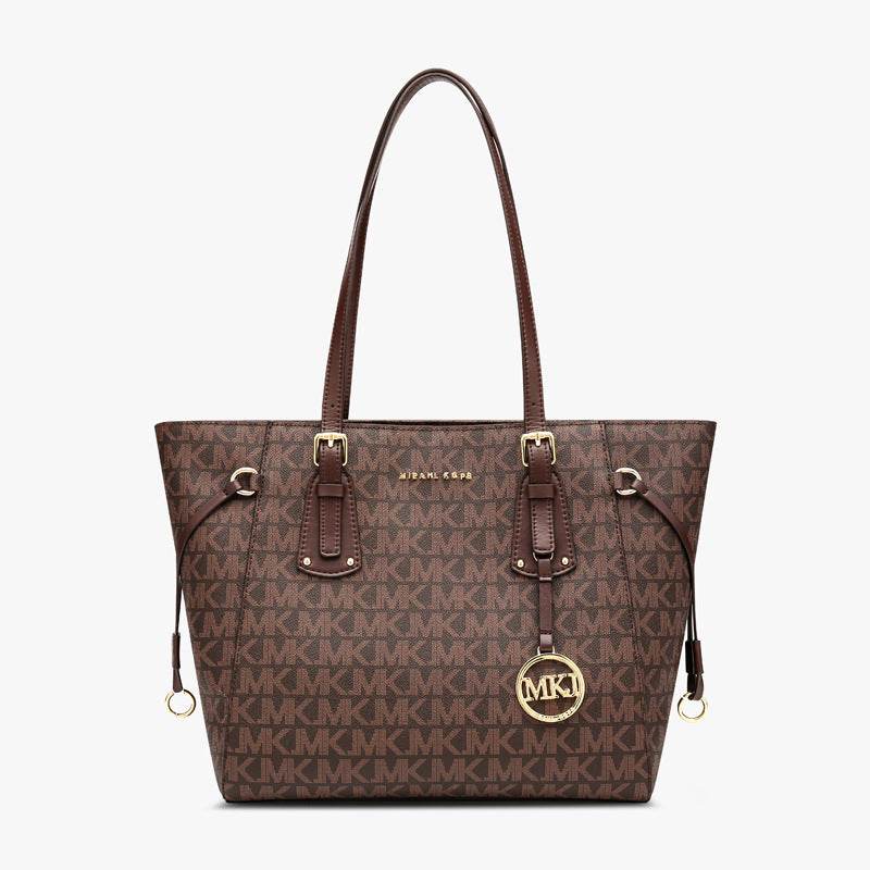 Big Retro Fashion Brown Leather bucket Bag - www.Shopthatapp.com