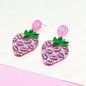Halloween Day Ornament Colorful Ghost Eyes Funny Acrylic Earrings For Women - www.Shopthatapp.com