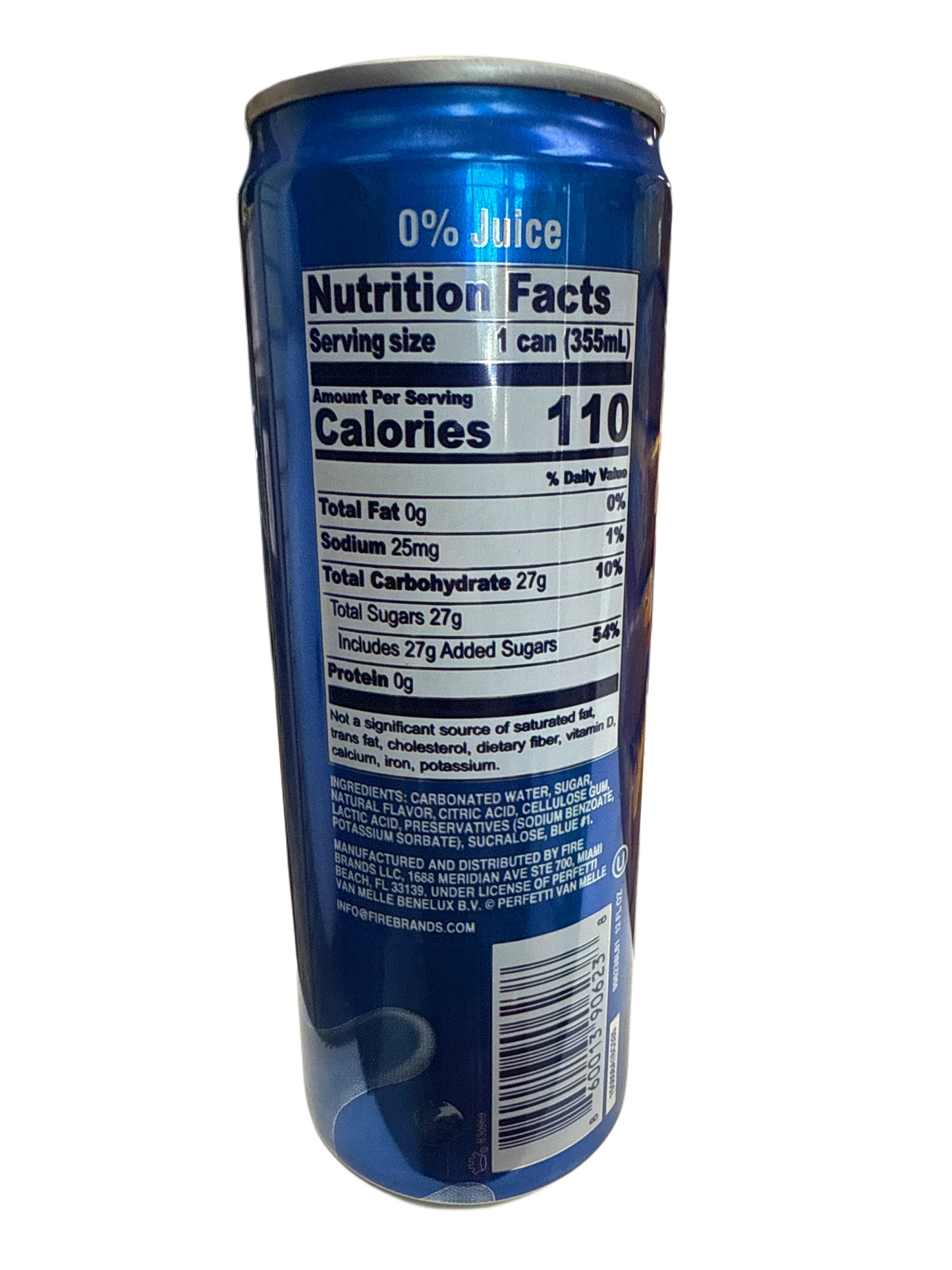 Air Heads Soda Blue Raspberry Flavour 355ML - U.S Edition - www.Shopthatapp.com