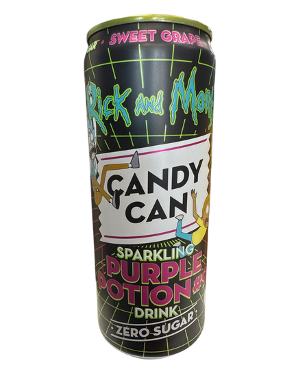 Candy Can Rick And Mortys Halloween Purple Potion Zero Sugar Sweet Grape Flavour 330ML - Canadian Edition - www.Shopthatapp.com
