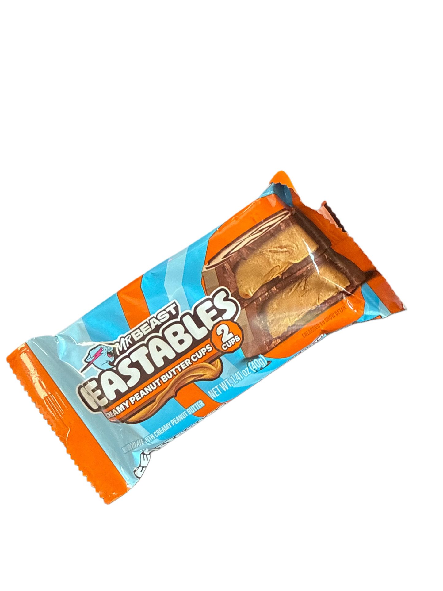 Feastables Mr Beast Creamy Peanut Butter Cups 40G - U.S Edition - www.Shopthatapp.com